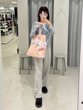 「3.3 Field Trip （3.3フィールドトリップ）のアイテム」を使った、かなこさん（レディース・170cm）の春コーディネート