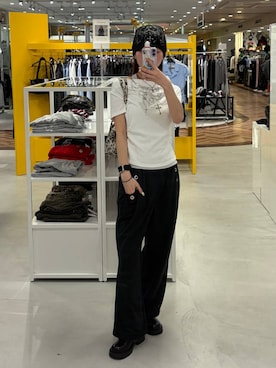 「3.3 Field Trip （3.3フィールドトリップ）のアイテム」を使った、かなこさん（レディース・170cm）の春コーディネート