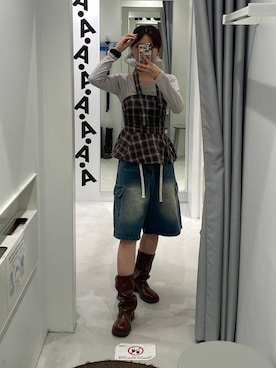 かなこさん（レディース・170cm）の秋コーディネート