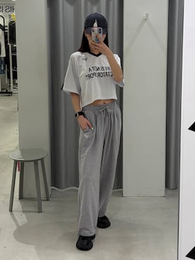 「3.3 Field Trip （3.3フィールドトリップ）のアイテム」を使った、かなこさん（レディース・170cm）の春コーディネート