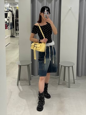 「3.3 Field Trip （3.3フィールドトリップ）のアイテム」を使った、かなこさん（レディース・170cm）の春コーディネート