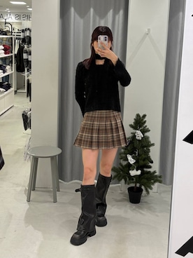 かなこさん（レディース・170cm）の冬コーディネート