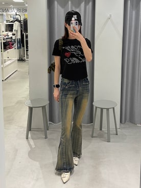 「AMESWORLDWIDE（アメスワールドワイド）のアイテム」を使った、かなこさん（レディース・170cm）の春コーディネート