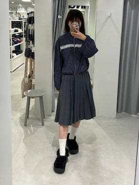 「アイテム（レッグウェア）」を使った、かなこさん（レディース・170cm・20代）の秋コーディネート