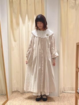 「TSUHARU by Samansa Mos2（ツハルバイサマンサモスモス）のアイテム」を使った、マユさん（レディース・162cm）の春コーディネート