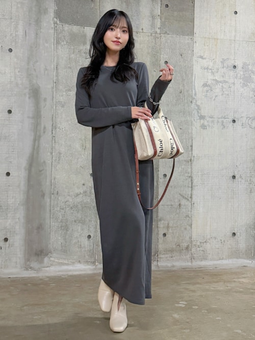 セール】【選べる丈感】ベーシックマキシワンピース（ワンピース）｜by