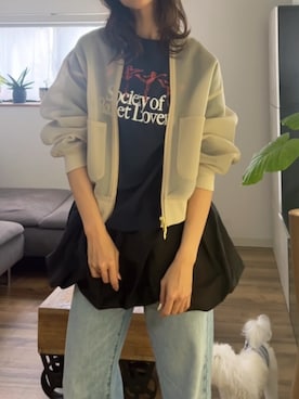 「カジュアルガーリー」｜by LEGNAさん（レディース・165cm）の春コーディネート