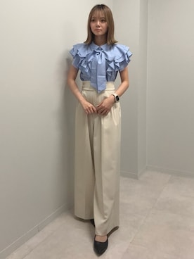 「31 Sons de mode（トランテアン　ソン　ドゥ　モード）のアイテム（シューズ）」を使った、広島ミナモア店さん（レディース・154cm）の春コーディネート