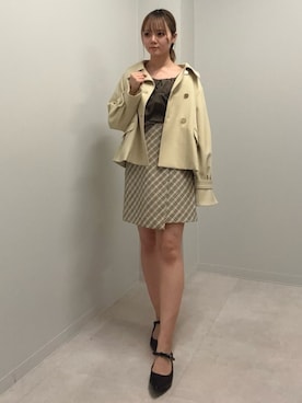 「31 Sons de mode（トランテアン　ソン　ドゥ　モード）のアイテム」を使った、広島ミナモア店さん（レディース・154cm）の春コーディネート