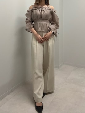 「31 Sons de mode（トランテアン　ソン　ドゥ　モード）のアイテム」を使った、広島ミナモア店さん（レディース・154cm）の春コーディネート