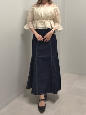 「31 Sons de mode（トランテアン　ソン　ドゥ　モード）のアイテム（シューズ）」を使った、広島ミナモア店さん（レディース・154cm）の春コーディネート