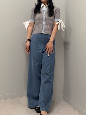 「上品」｜広島ミナモア店さん（レディース・165cm）の春コーディネート