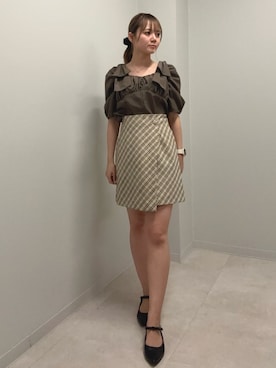 「31 Sons de mode（トランテアン　ソン　ドゥ　モード）のアイテム」を使った、広島ミナモア店さん（レディース・154cm）の春コーディネート