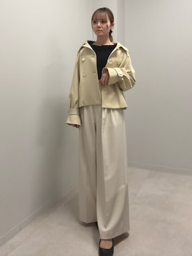 「31 Sons de mode（トランテアン　ソン　ドゥ　モード）のアイテム」を使った、広島ミナモア店さん（レディース・154cm）の春コーディネート