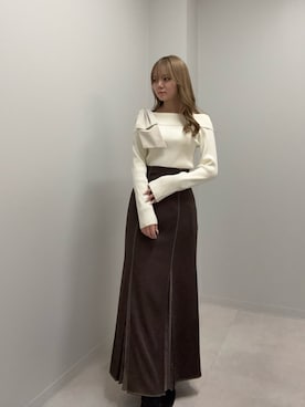 「31 Sons de mode（トランテアン　ソン　ドゥ　モード）のアイテム」を使った、広島ミナモア店さん（レディース・154cm）の冬コーディネート