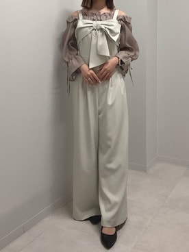 「31 Sons de mode（トランテアン　ソン　ドゥ　モード）のアイテム」を使った、広島ミナモア店さん（レディース・154cm）の春コーディネート