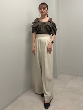 「31 Sons de mode（トランテアン　ソン　ドゥ　モード）のアイテム」を使った、広島ミナモア店さん（レディース・154cm）の春コーディネート