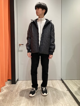 「ARMANI EXCHANGE（アルマーニエクスチェンジ）のアイテム」を使った、Y.Moriさん（メンズ・170cm）の秋コーディネート