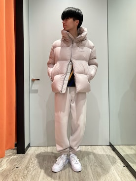 「アイテム（スウェットパンツ）」を使った、Y.Moriさん（メンズ・170cm）の秋コーディネート