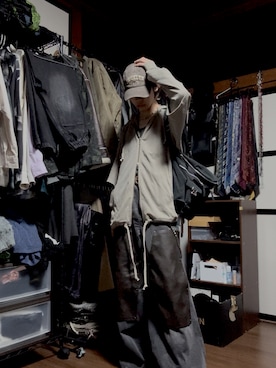 「アイテム（パーカー）」を使った、otoさん（メンズ・172cm・10代）の秋コーディネート