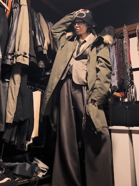 「CLEA（クレア）のアイテム」を使った、otoさん（メンズ・172cm）の冬コーディネート