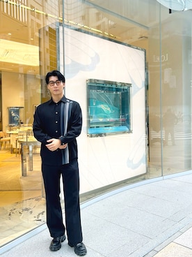 つるけんさん（骨格ストレート・メンズ・182cm・20代）の秋コーディネート