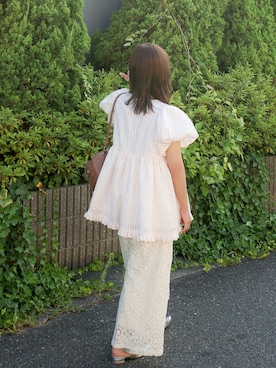 「アイテム（パンプス）」を使った、むぎごまさん（レディース・152cm）の夏コーディネート