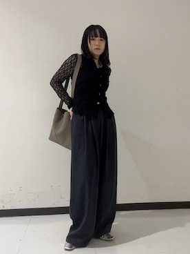 「アイテム（その他トップス）」を使った、moekaさん（レディース・152cm）の秋コーディネート