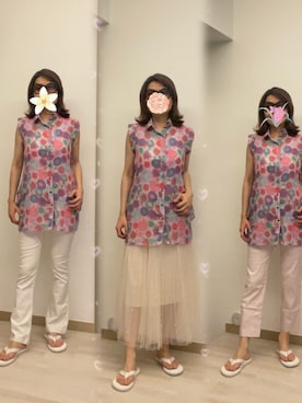 「BRAPPERS（ブラッパーズ）のアイテム」を使った、sflinさん（レディース・162cm）の春コーディネート