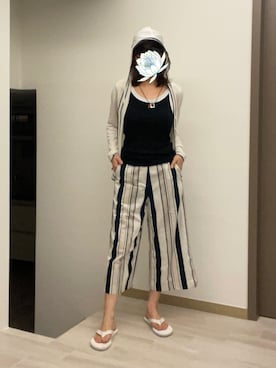 「アイテム（チノパンツ、その他）」を使った、sflinさん（レディース・162cm）の春コーディネート