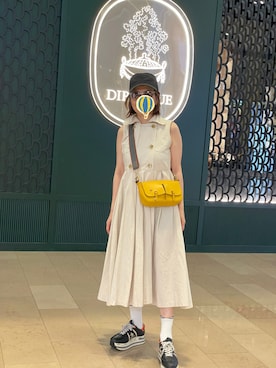「アイテム（シャツワンピース）」を使った、sflinさん（レディース・162cm）の秋コーディネート