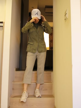 「MK MICHEL KLEIN（エムケーミッシェルクラン）のアイテム」を使った、sflinさん（レディース・162cm）の春コーディネート