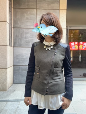 「MICHAEL KORS（マイケルコース）のアイテム（パンツ）」を使った、sflinさん（レディース・162cm）の春コーディネート