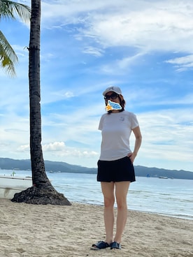 「NIKE(ナイキ)のアイテム(Tシャツ/カットソー)」を使った、sflinさん(レディース・162cm)の秋コーディネート