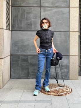 「GUCCI（グッチ）のアイテム」を使った、sflinさん（レディース・162cm）の夏コーディネート
