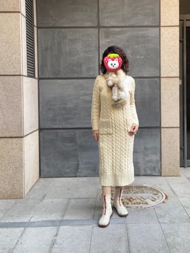 「N/A（エヌエー）のアイテム」を使った、sflinさん（レディース・162cm）の冬コーディネート