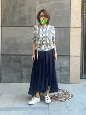 「アイテム（その他トップス）」を使った、sflinさん（レディース・162cm）の夏コーディネート