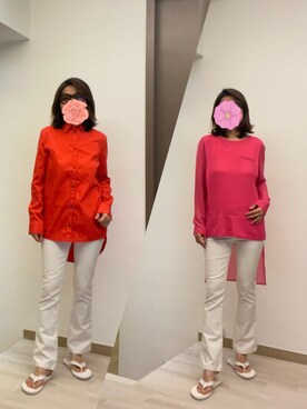 「BRAPPERS（ブラッパーズ）のアイテム」を使った、sflinさん（レディース・162cm）の春コーディネート