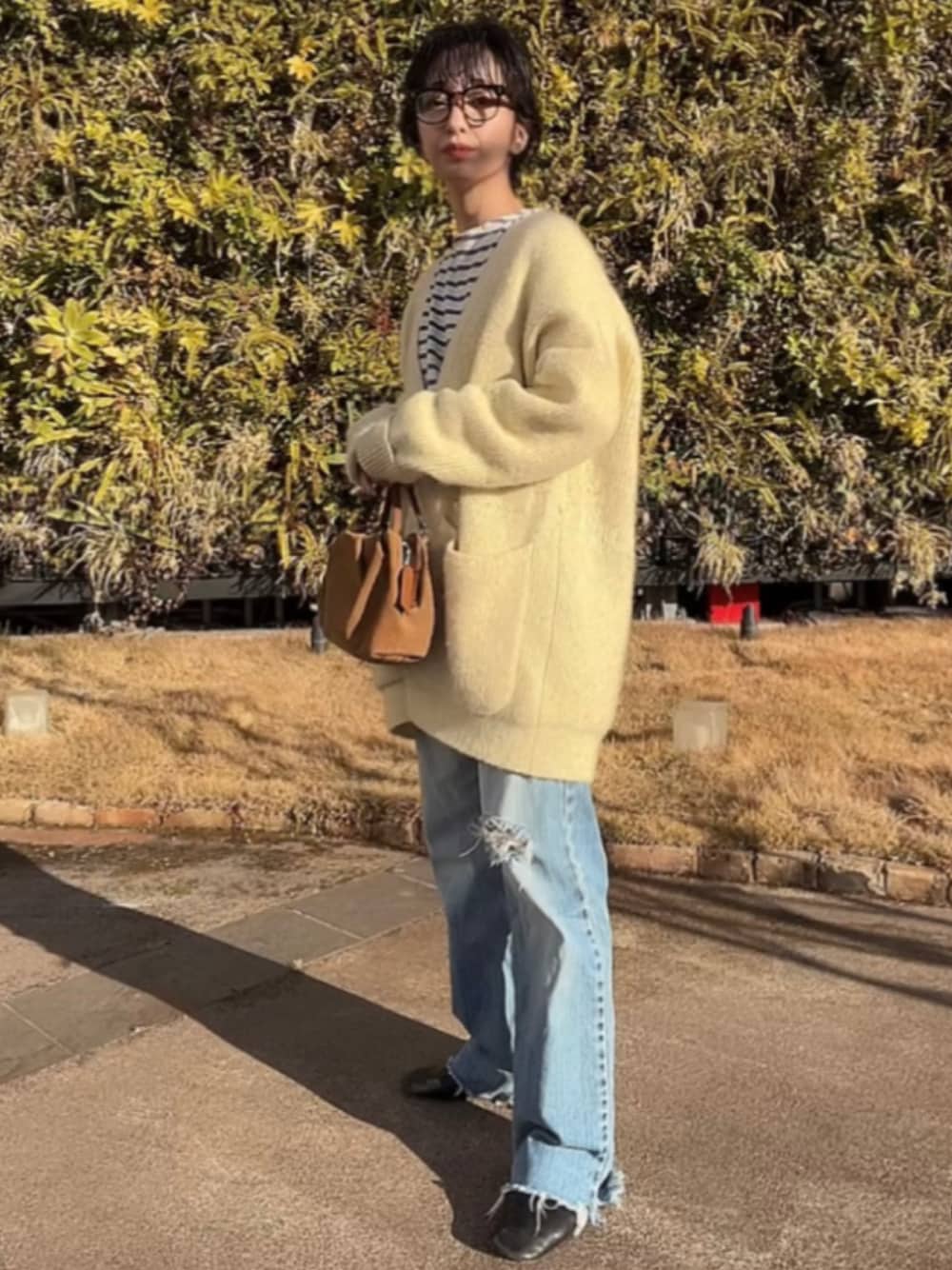 THE SHINZONE / シンゾーン モヘアVネックカーディガン MOHAIR V-NECK