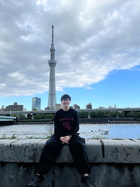 「PUBLUX（パブリュクス）のアイテム（パンツ）」を使った、ひでさん（メンズ・171cm）の秋コーディネート