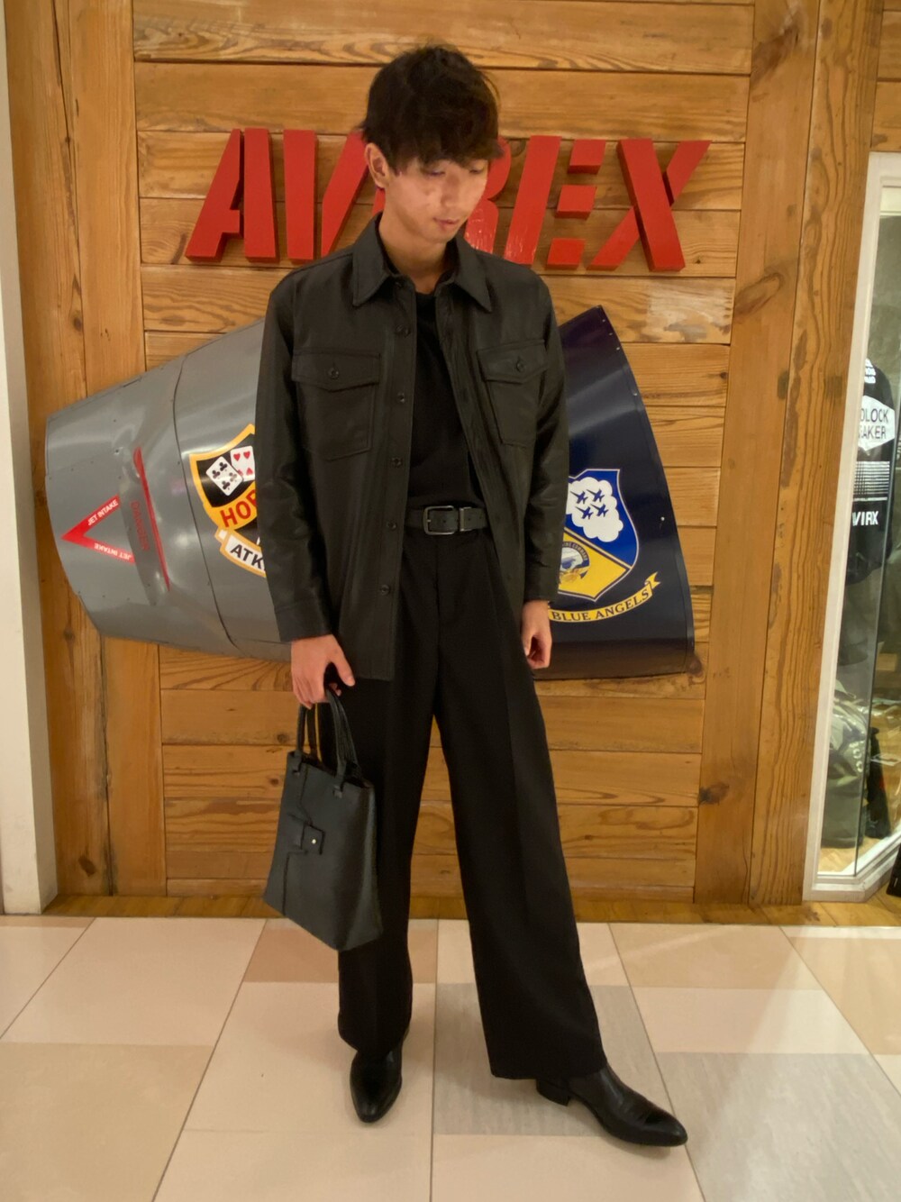 AVIREX（アヴィレックス）の「レザー シャツ / LEATHER CPO SHIRT