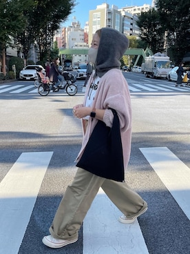 「Happy John（ハッピージョン）のアイテム」を使った、yokoさん（レディース・157cm）の秋コーディネート