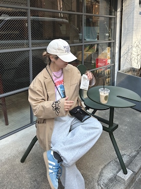 「GOOD ROCK SPEED（グッドロックスピード）のアイテム」を使った、yokoさん（レディース・157cm）の春コーディネート