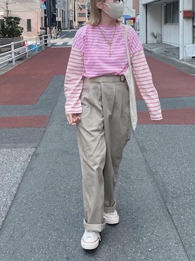 yokoさん（レディース・157cm）の春コーディネート