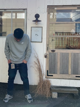 「Big John（ビッグジョン）のアイテム」を使った、ぽんつよさん（メンズ・168cm）の春コーディネート