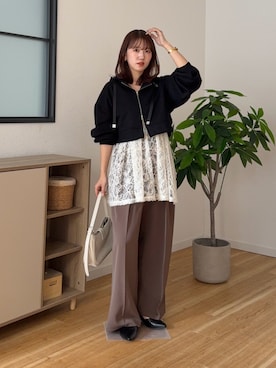 yunaさん(レディース・152cm)の冬コーディネート