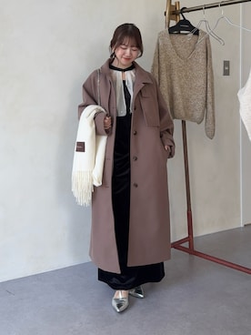 yunaさん（レディース・152cm）の冬コーディネート