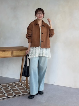 yunaさん（レディース・152cm）の冬コーディネート