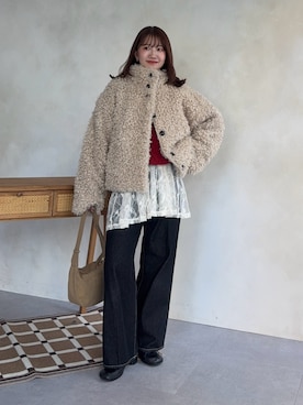 yunaさん(レディース・152cm)の冬コーディネート