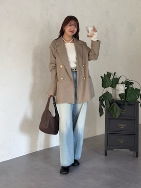 「韓国ファッション」｜yunaさん（レディース・152cm・20代）の秋コーディネート
